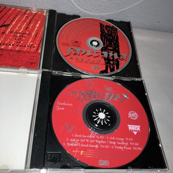 Cd Used Santana Direct Sacred Fire Live in South America / Santana Jam Bundle - Picture 6 of 7